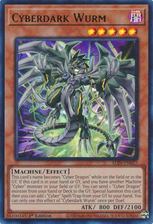 Cyberdark Wurm ALIN-EN027 card from Alliance Insight
