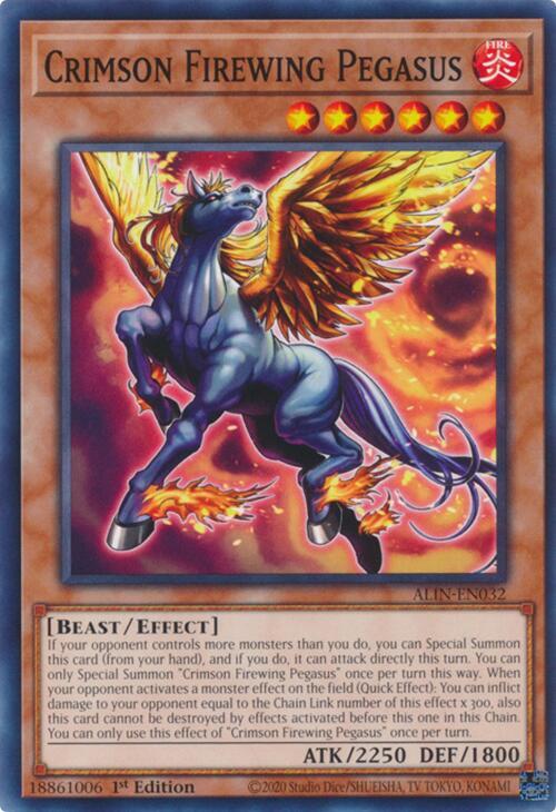 Crimson Firewing Pegasus ALIN-EN032 card from Alliance Insight