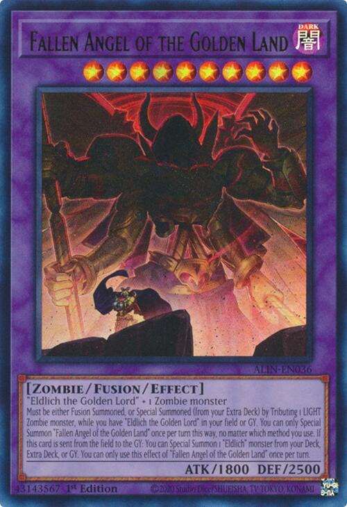 Fallen Angel of the Golden Land ALIN-EN036 card from Alliance Insight