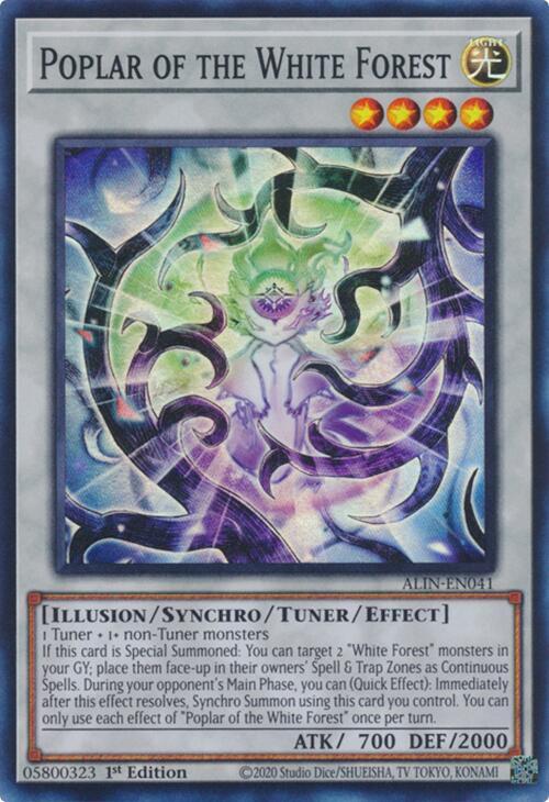 Poplar of the White Forest ALIN-EN041 card from Alliance Insight