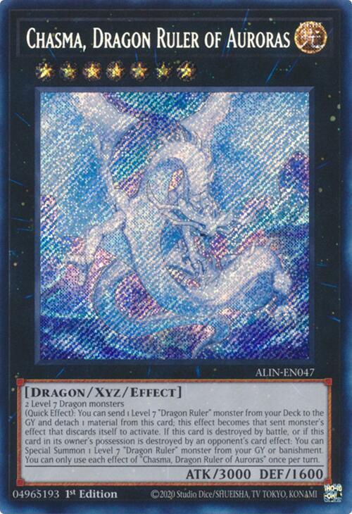 Chasma, Dragon Ruler of Auroras ALIN-EN047 card from Alliance Insight