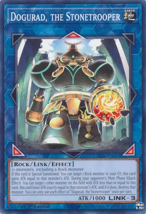 Dogurad, the Stonetrooper ALIN-EN053 card from Alliance Insight