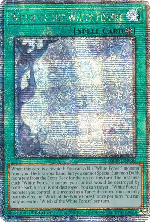 Witch of the White Forest (Quarter Century Secret Rare) ALIN-EN058 card from Alliance Insight