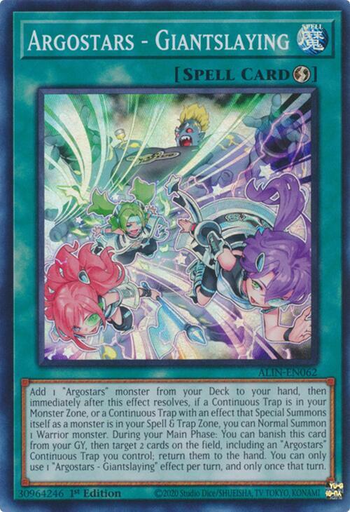 Argostars - Giantslaying ALIN-EN062 card from Alliance Insight