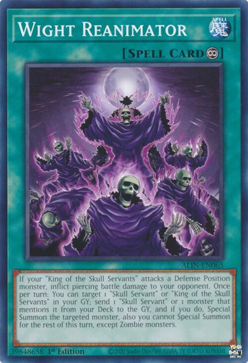 Wight Reanimator ALIN-EN065 card from Alliance Insight