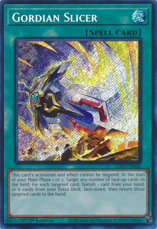 Gordian Slicer ALIN-EN066 card from Alliance Insight