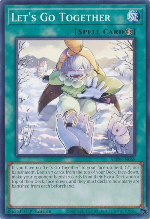 Let's Go Together ALIN-EN068 card from Alliance Insight