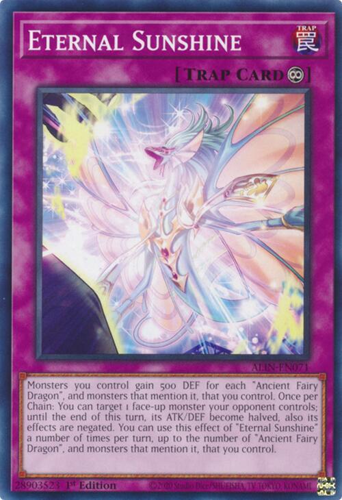 Eternal Sunshine ALIN-EN071 card from Alliance Insight