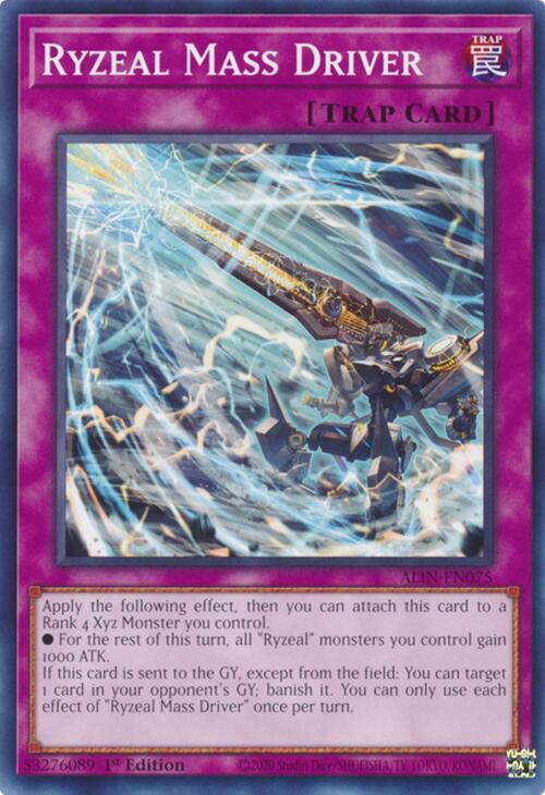 Ryzeal Mass Driver ALIN-EN075 card from Alliance Insight