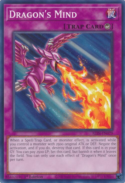Dragon's Mind ALIN-EN079 card from Alliance Insight