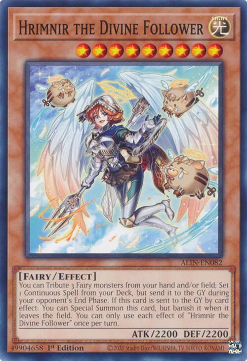 Hrimnir the Divine Follower ALIN-EN082 card from Alliance Insight