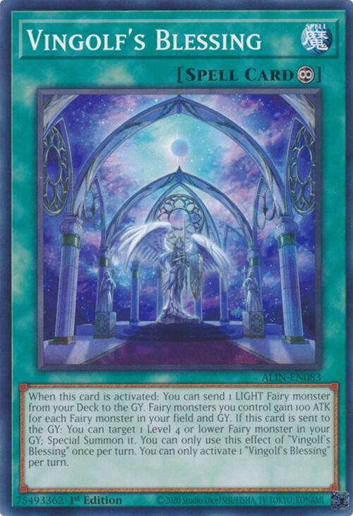 Vingolf's Blessing ALIN-EN083 card from Alliance Insight