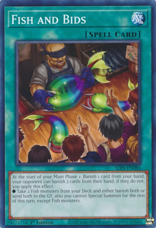 Fish and Bids ALIN-EN086 card from Alliance Insight