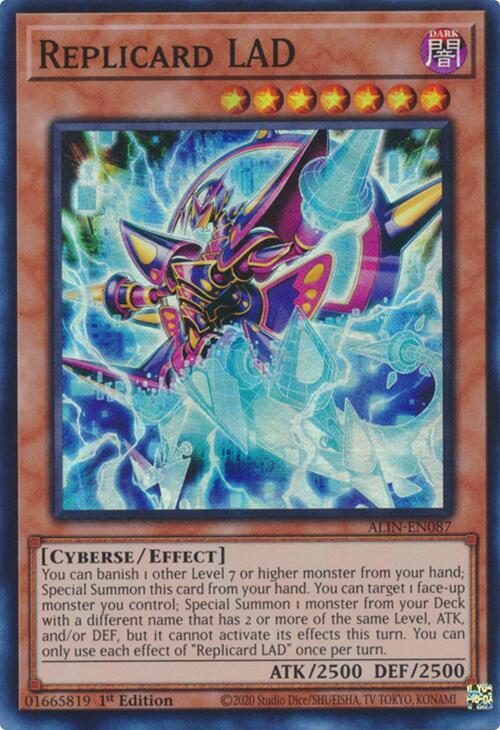Replicard LAD ALIN-EN087 card from Alliance Insight