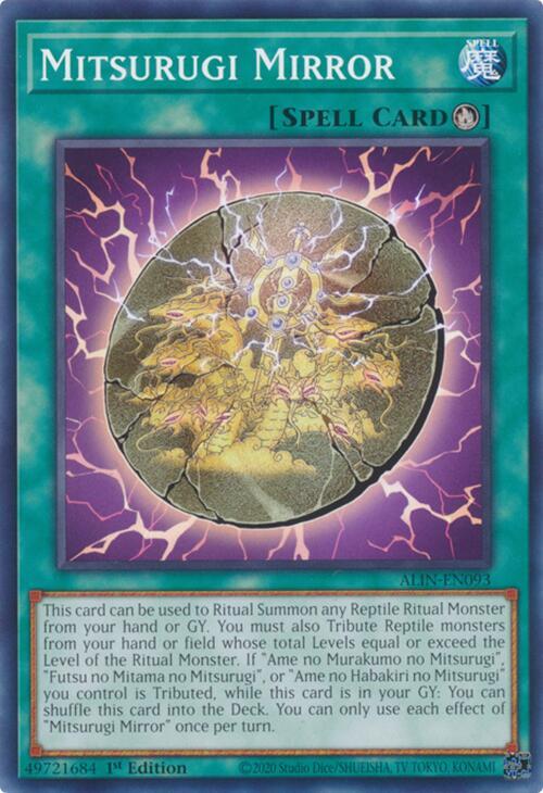 Mitsurugi Mirror ALIN-EN093 card from Alliance Insight