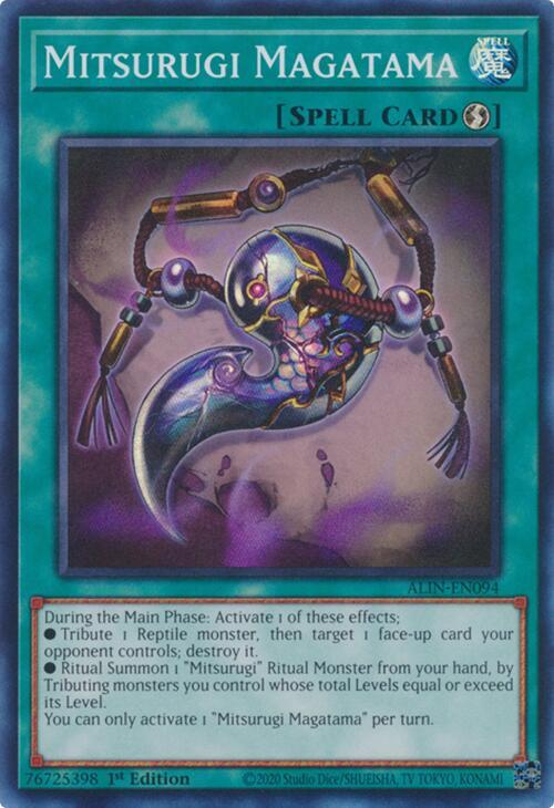 Mitsurugi Magatama ALIN-EN094 card from Alliance Insight