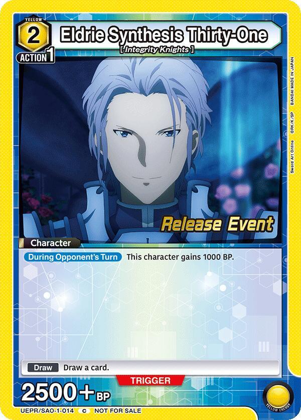 Eldrie Synthesis Thirty-One UEPR/SAO-1-014 card from UE07BT: Sword Art Online Release Event Cards
