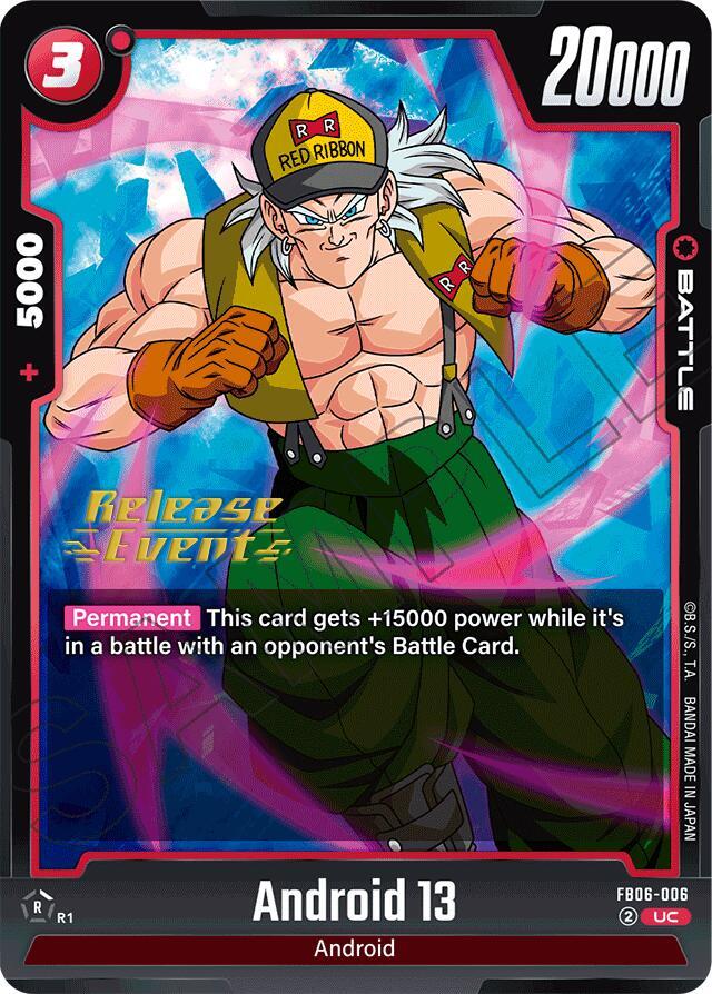 Android 13 FB06-006 card from Rivals Clash Release Event Cards