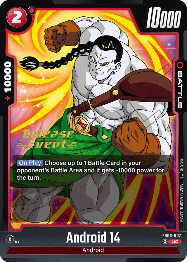 Android 14 FB06-007 card from Rivals Clash Release Event Cards