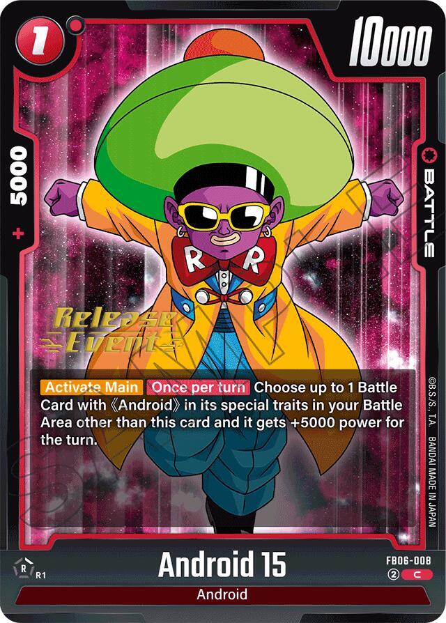 Android 15 FB06-008 card from Rivals Clash Release Event Cards