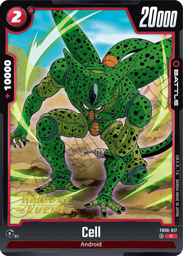 Cell FB06-017 card from Rivals Clash Release Event Cards