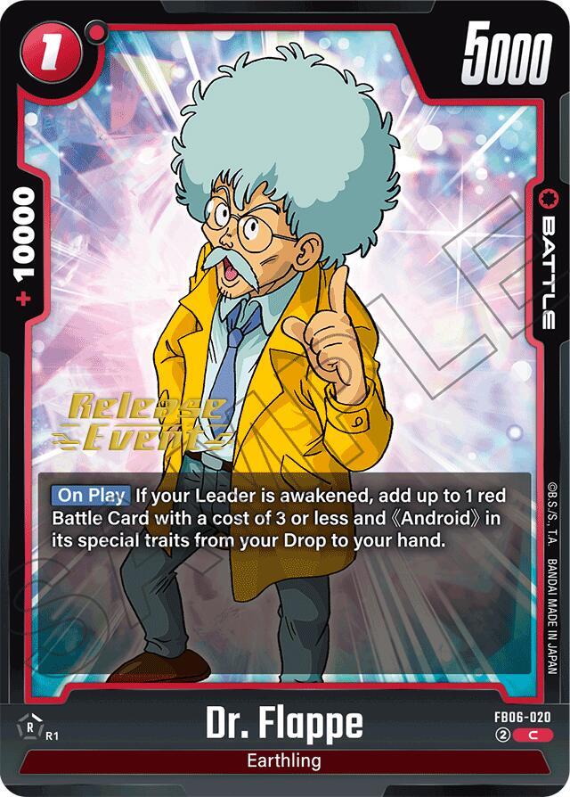 Dr. Flappe FB06-020 card from Rivals Clash Release Event Cards