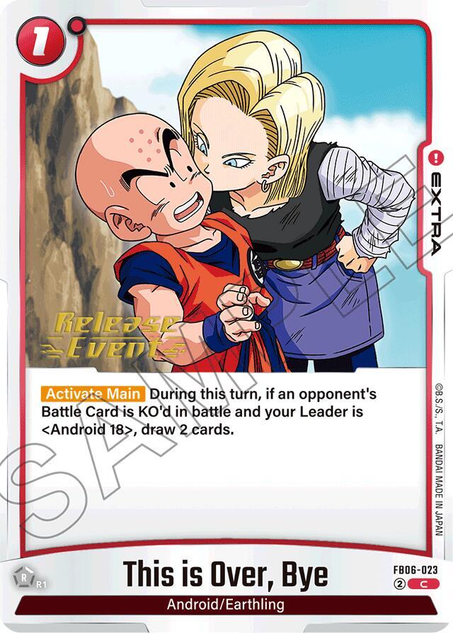 This is Over, Bye FB06-023 card from Rivals Clash Release Event Cards