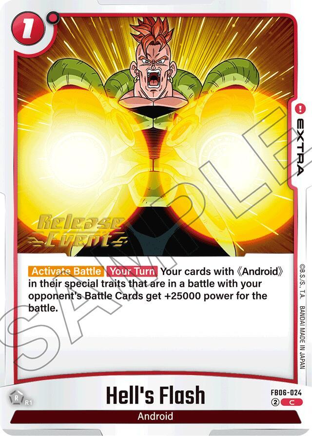 Hell's Flash FB06-024 card from Rivals Clash Release Event Cards
