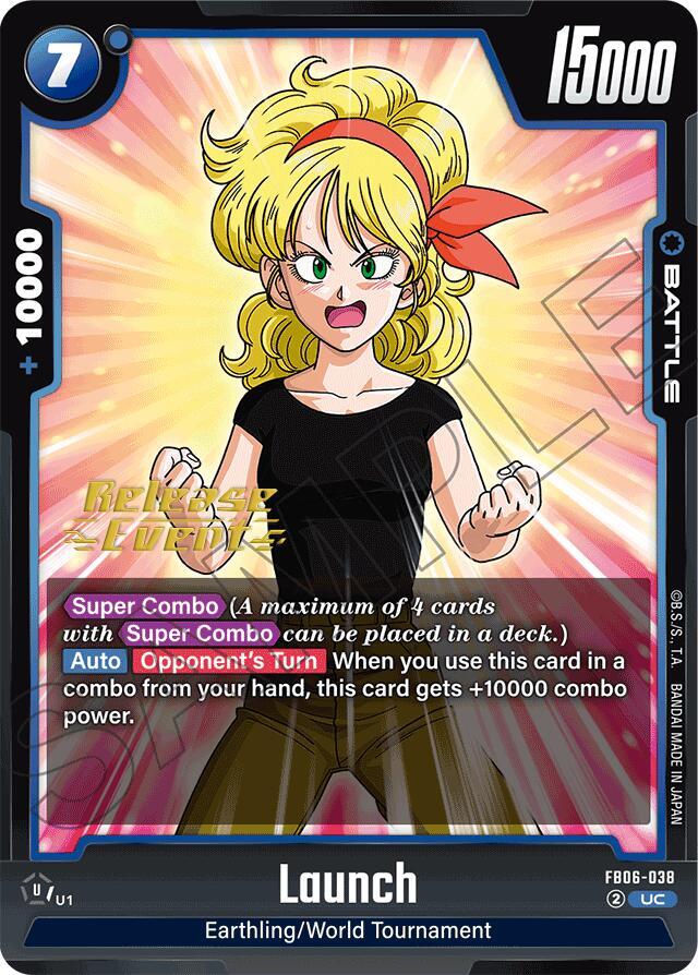 Launch FB06-038 card from Rivals Clash Release Event Cards