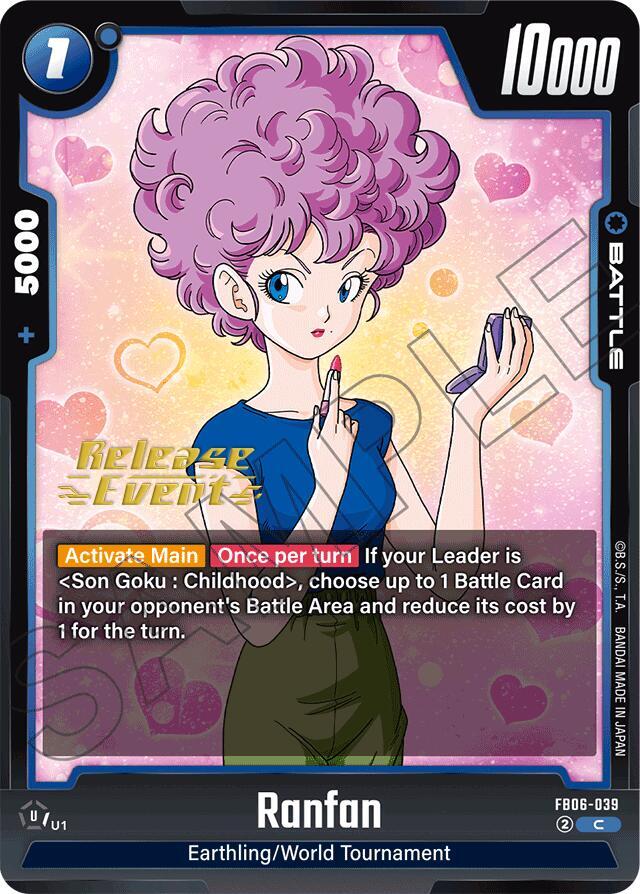 Ranfan FB06-039 card from Rivals Clash Release Event Cards