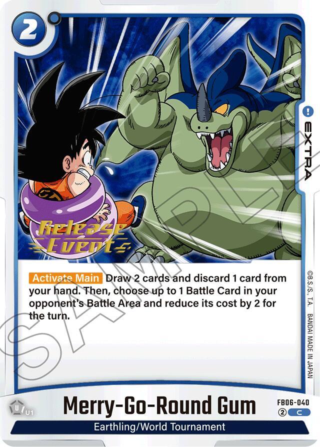 Merry-Go-Round Gum FB06-040 card from Rivals Clash Release Event Cards