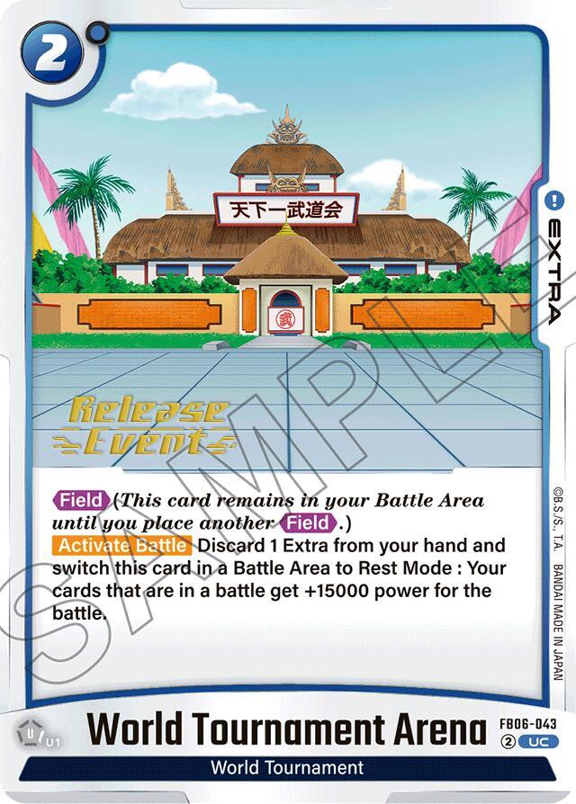 World Tournament Arena FB06-043 card from Rivals Clash Release Event Cards