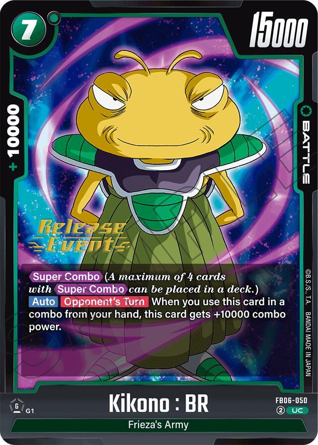 Kikono : BR FB06-050 card from Rivals Clash Release Event Cards