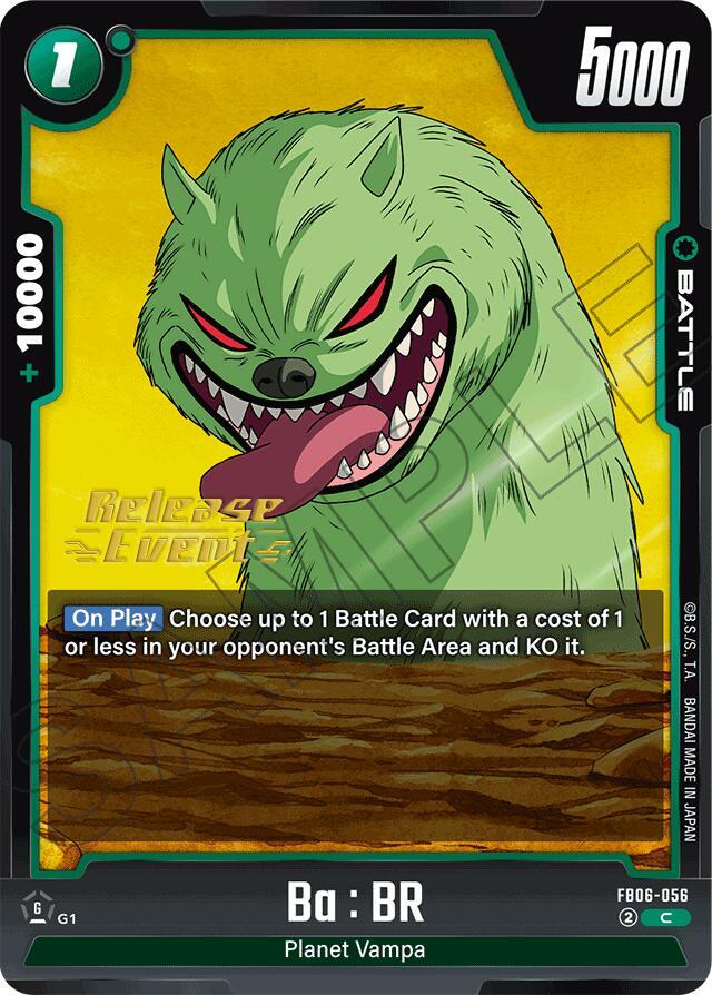 Ba : BR FB06-056 card from Rivals Clash Release Event Cards