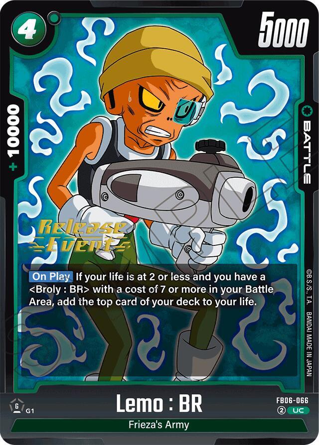 Lemo : BR FB06-066 card from Rivals Clash Release Event Cards