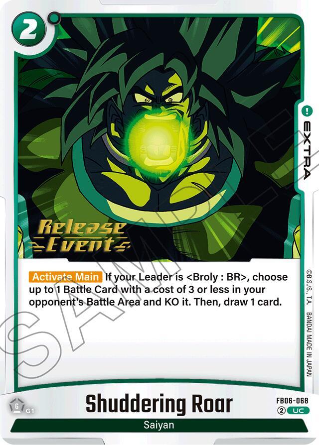 Shuddering Roar FB06-068 card from Rivals Clash Release Event Cards