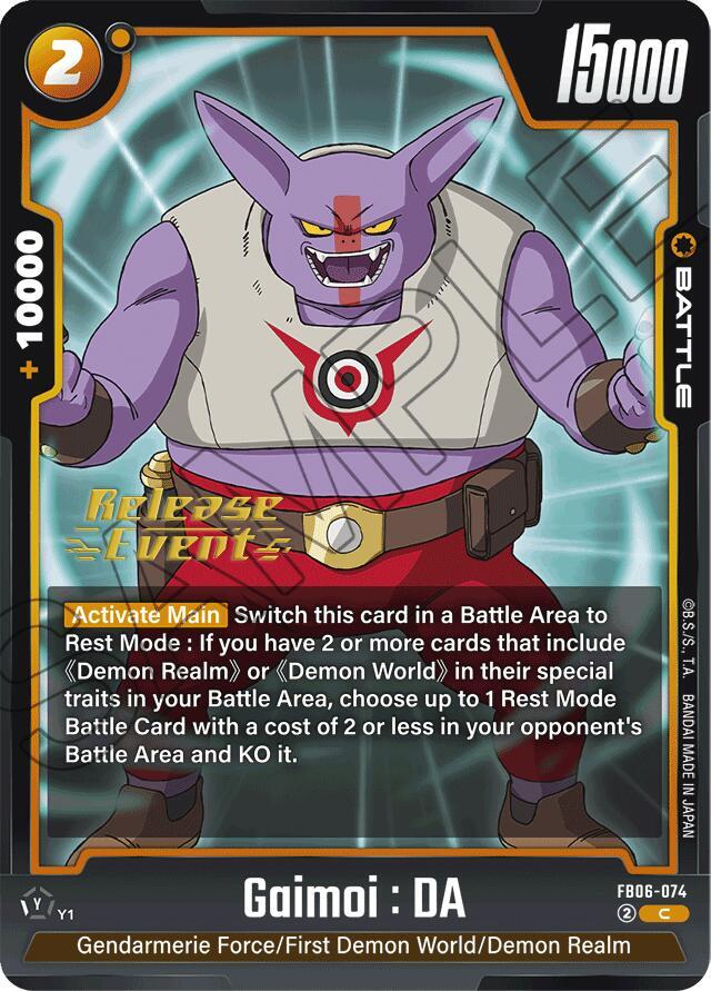Gaimoi : DA FB06-074 card from Rivals Clash Release Event Cards