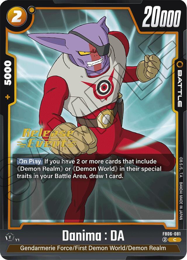Danima : DA FB06-081 card from Rivals Clash Release Event Cards