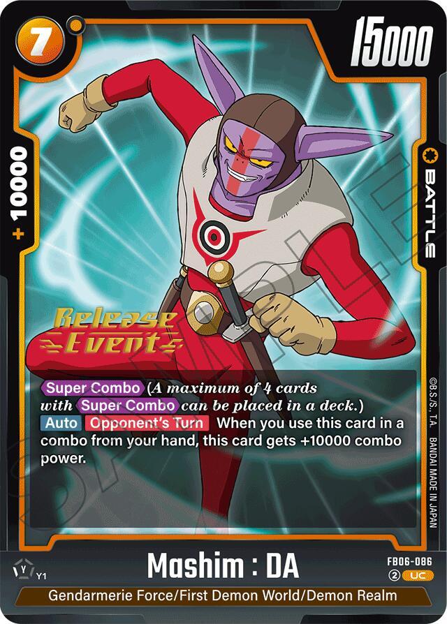 Mashim : DA FB06-086 card from Rivals Clash Release Event Cards