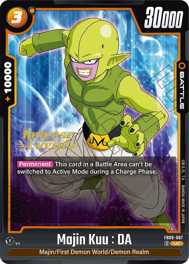 Majin Kuu : DA FB06-087 card from Rivals Clash Release Event Cards
