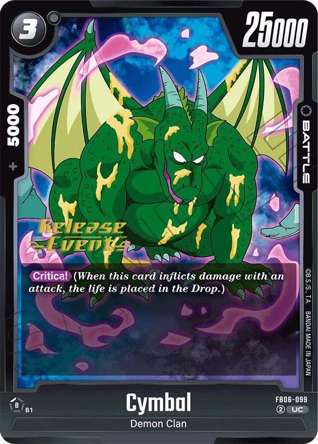 Cymbal FB06-099 card from Rivals Clash Release Event Cards