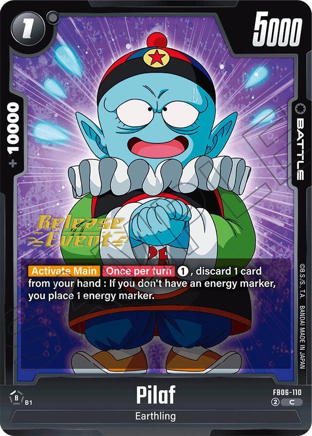 Pilaf FB06-110 card from Rivals Clash Release Event Cards