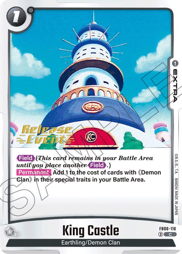 King Castle FB06-116 card from Rivals Clash Release Event Cards