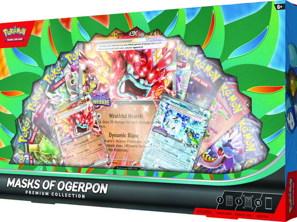 Masks of Ogerpon Premium Collection card from Miscellaneous Cards & Products