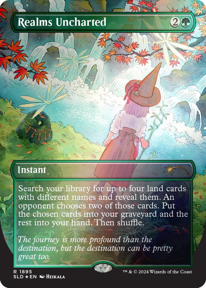Realms Uncharted (Rainbow Foil) 1895 card from Secret Lair Drop Series