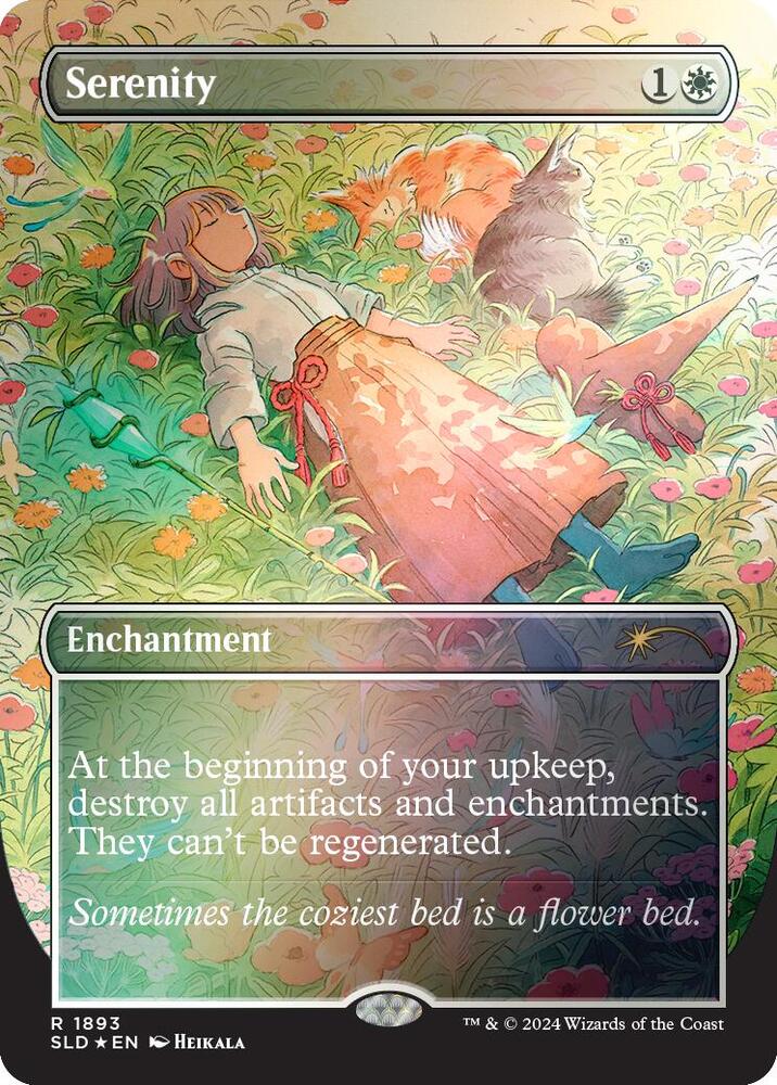 Serenity (Rainbow Foil) 1893 card from Secret Lair Drop Series
