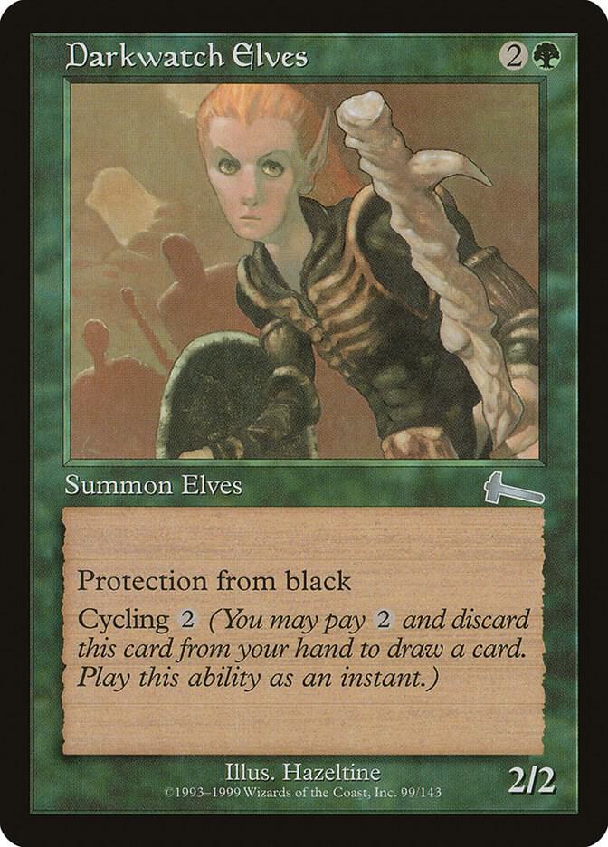 Darkwatch Elves 99 card from Urza's Legacy