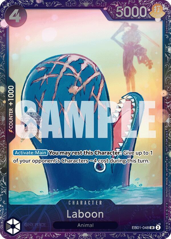 Laboon (Treasure Cup 2025) EB01-048 card from One Piece Promotion Cards