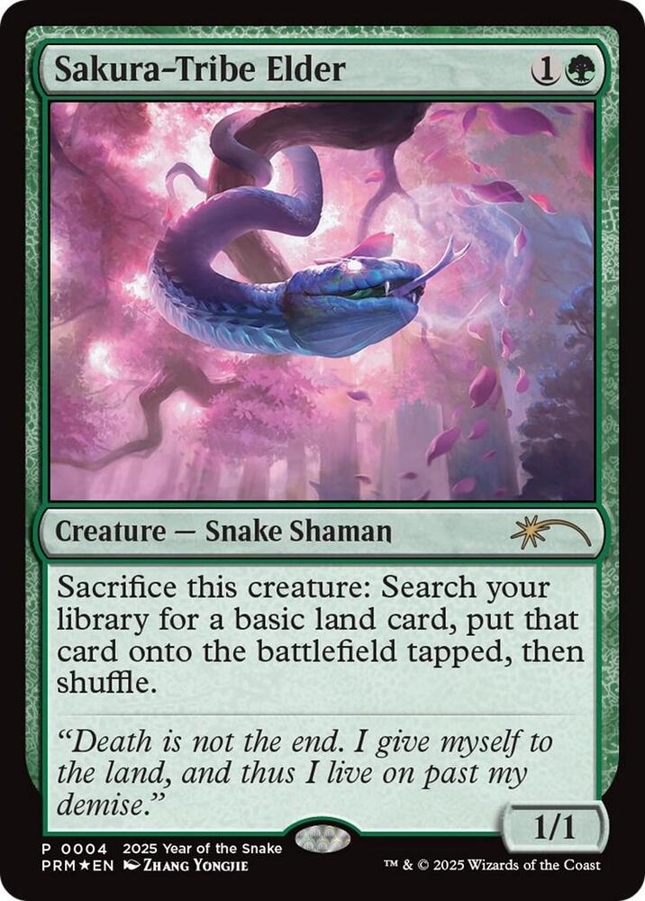 Sakura-Tribe Elder (Year of the Snake 2025) 4 card from Standard Showdown Promos