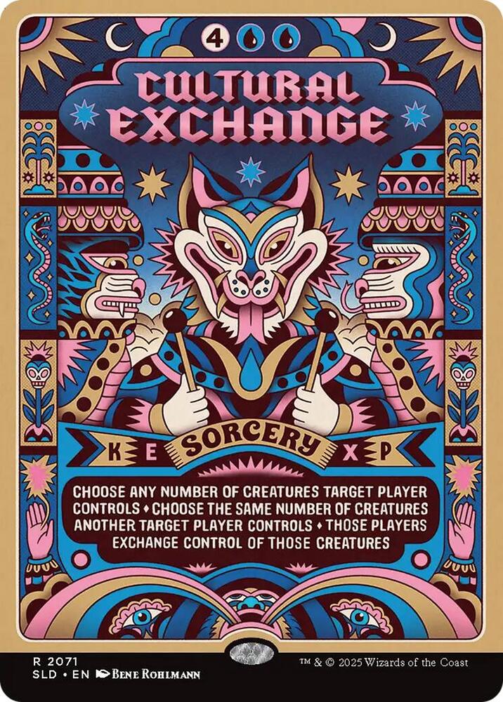 Cultural Exchange 2071 card from Secret Lair Drop Series